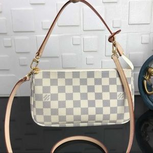 LV mini pouchette Damier Azul